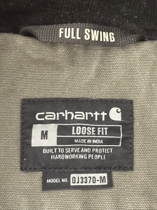 Carhartt Olive Full Swing Canvas Work Jacket - Medium in Men's in Calgary - Image 5