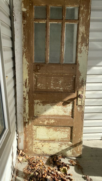 Antique wooden door 