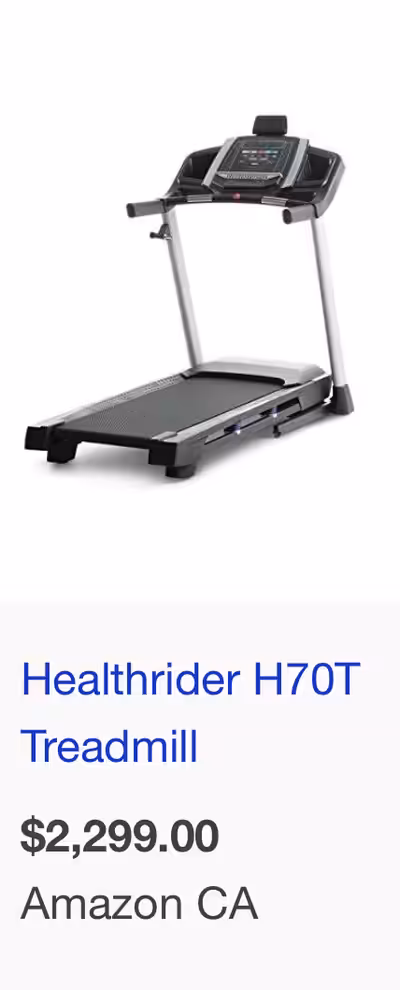 Healthrider H70T Treadmill