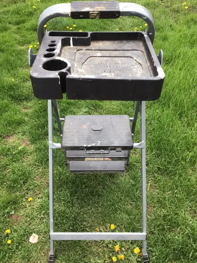 48" H "Easy Reach" 3 step ladder  with tray, View more