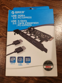 4-port USB 3.0 PCI-E Card