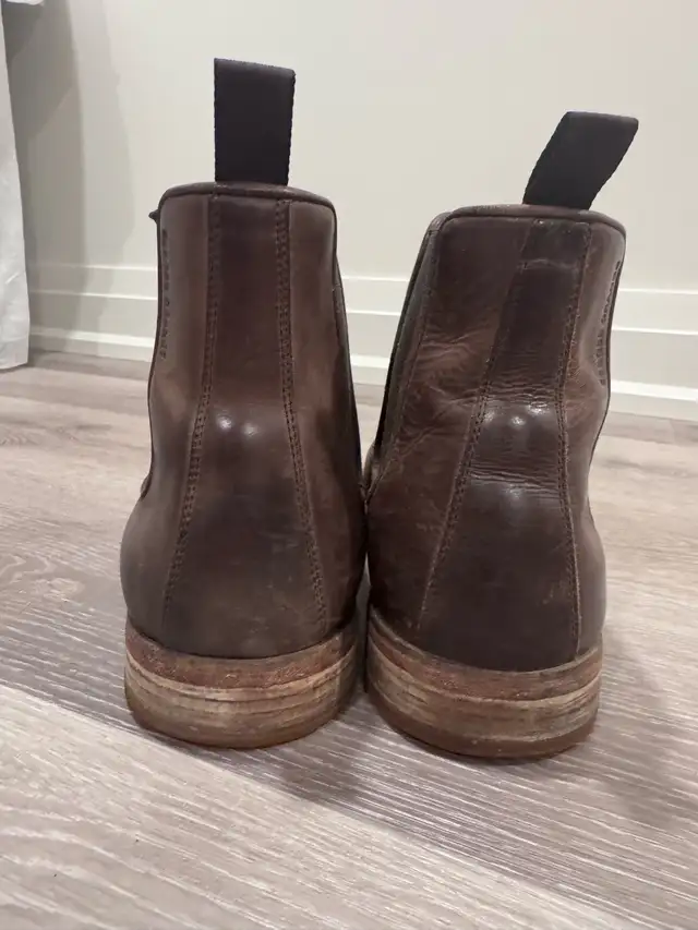 HUGO BOSS ORANGE Distressd Mens size 45 11.5/12 Chelsea Boots in Men's Shoes in Markham / York Region - Image 4