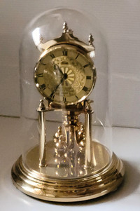 Antique German Kundo Ergo Brass Anniversary Clock