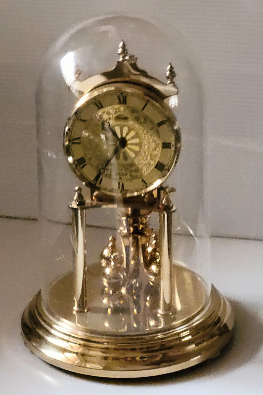 Glass Brass Clock -  Canada