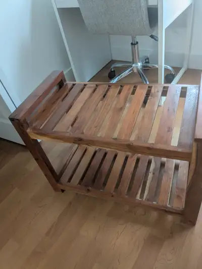 Wooden shoe rack, View more