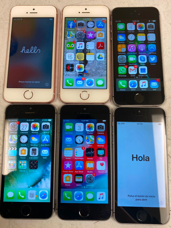 6 iPhone SE for only $120 in Cell Phones in City of Toronto