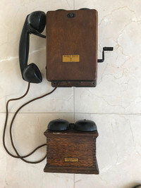 Northern Electric Company Crank Handle Phone and Remote Ringer