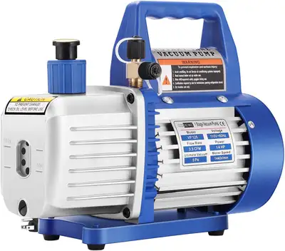 Airdrie pickup VIVOHOME 110V 1/4 HP 3.5 CFM Single Stage Rotary Vane Air Vacuum Pump with Oil Bottle...