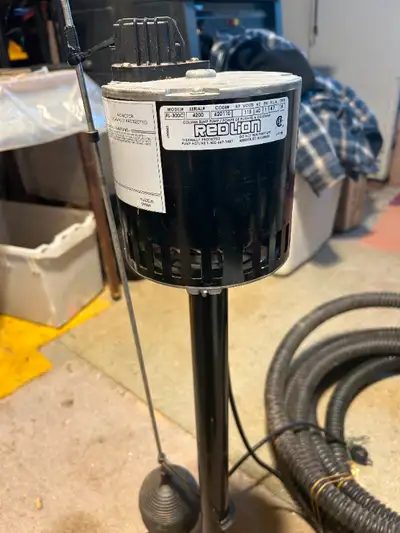 On.e Red Lion Pedestal Pump(Sump Pump) for sale. APPLICATIONS Ideal for average-volume water removal...