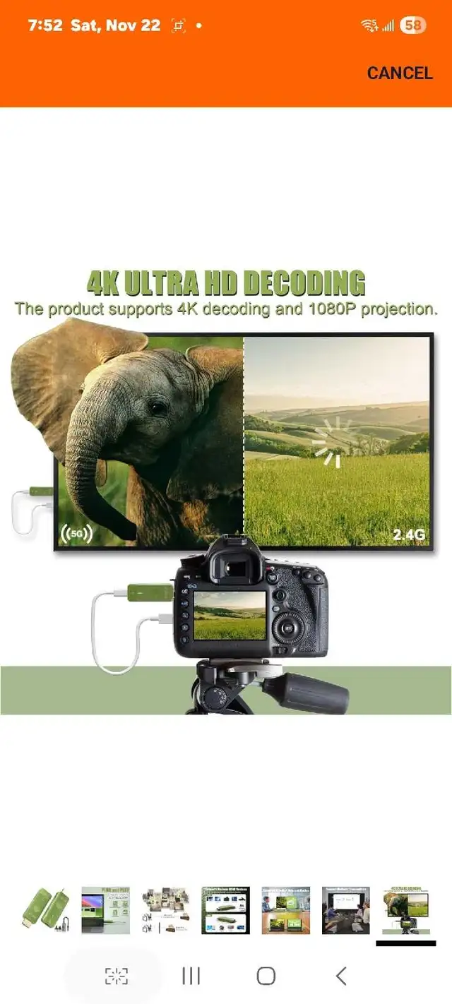 Wireless HDMI Transmitter and Receiver with 4K Adapter Decode, P in Cables & Connectors in Markham / York Region - Image 8