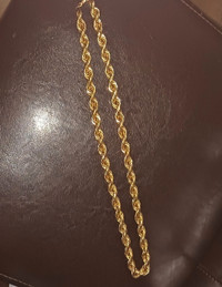 10K Gold Rope Chain 64.39g