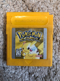 Pokémon yellow, special pikachu edition 
