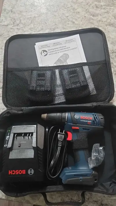 BOSCH 18v 1/2 drill driver 75$ obo, View more