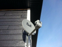 BELL HD 21" SATELLITE TV DISH KIT COMPLETE WITH DPP QUAD