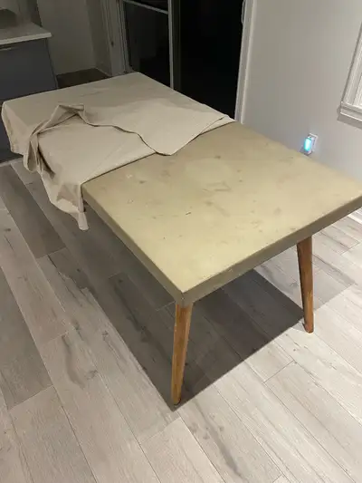 Dining table concrete look originally bought at structube in good condition ready for pickup