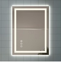 FORIOUS LED Bathroom Mirror with Front + Backlit