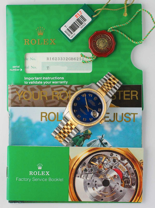Rolex Datejust 16233 Full Set Rare Arabic Dial dans Bijoux et montres  à Ville de Montréal - Image 3