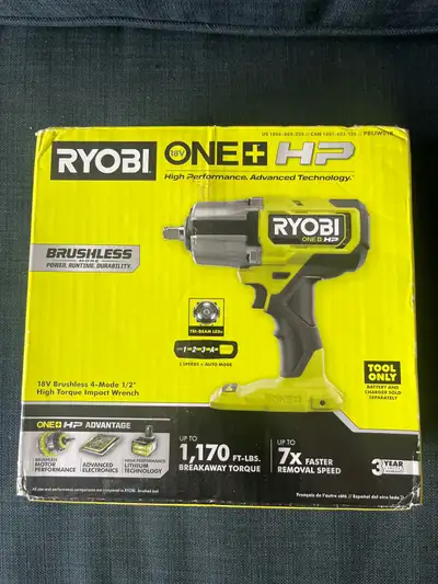 Ryobi Impact Wrench, View more