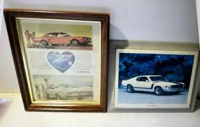 2 OLDER FORD MUSTANG  DISPLAYS, View more