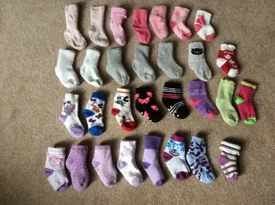 30 Pair of girls toddler socks, View more
