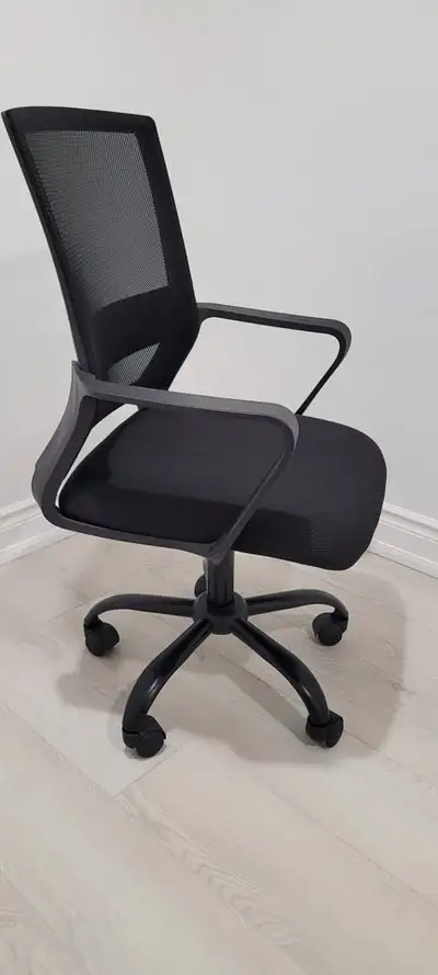 Ergonomic Black Mesh Office Chair - Height Adjustable & Swivel, View more