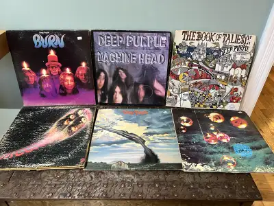 Vintage Deep Purple Vinyl Albums Record, Vinyls, View more