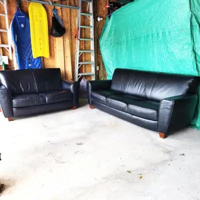 Itallian Natuzzi full top grain real leather couches can deliver, View more