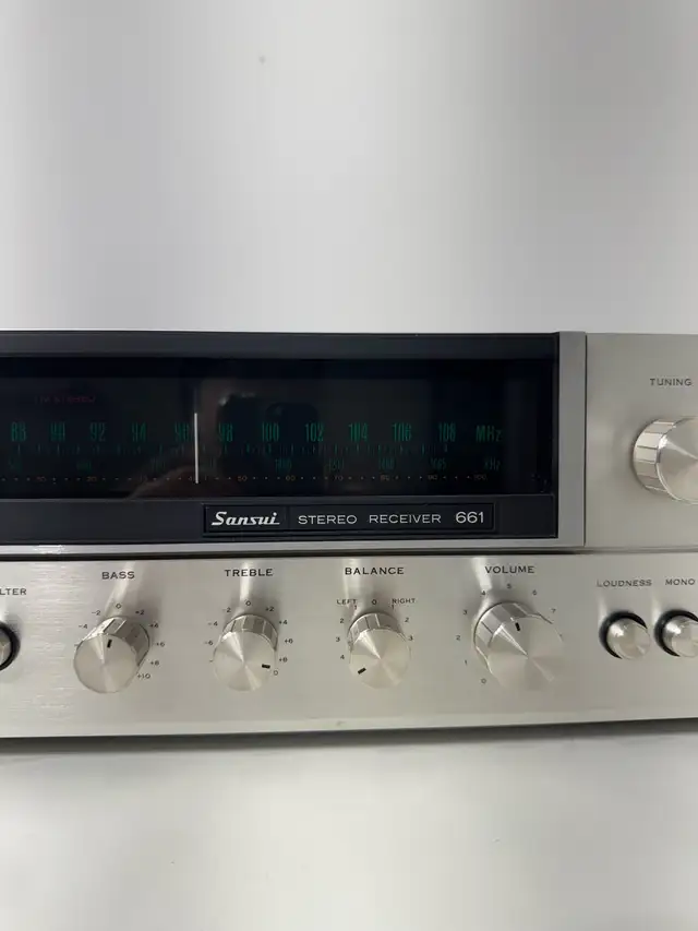 Sansui 661 AM/FM Stereo Receiver immaculate condition. in Stereo Systems & Home Theatre in Mississauga / Peel Region - Image 6