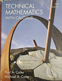 Technical Mathematics with Calculus 5th Edition