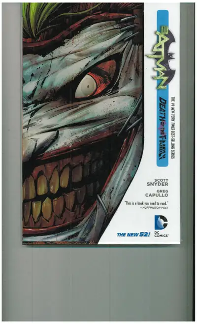 DC Comics - Batman Hardcover Book - Death Of The Family., View more