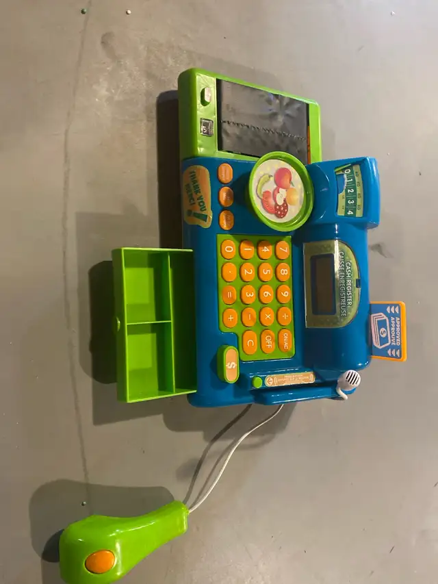 Kids cashier machine fully working with lights sounds movement 63373373738115121