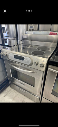KitchenAid stainless convection stove 100% working with warranty