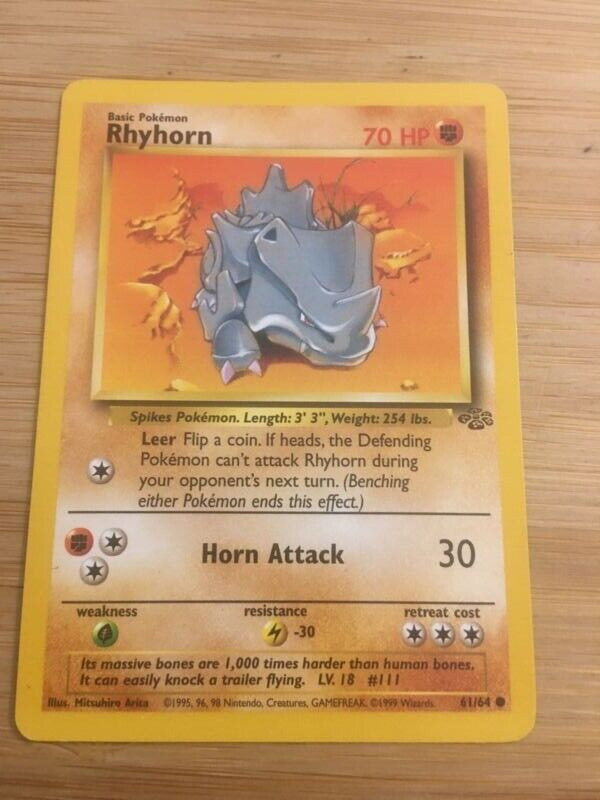 Pokémon Rhyhorn dans Art et objets de collection  à Belleville