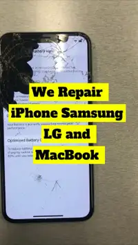 We Repair iPhone Samsung MacBook Tablets Laptops FOR CHEAP