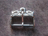 Fancy Omega Watch Buckle - Sterling - 16mm - NEUVE - Fancyom1