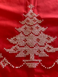 Christmas tablecloth and more