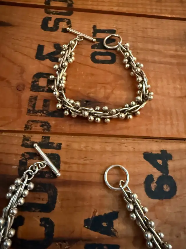 HEAVY Ball Peppercorn DNA 18” Necklace and 7” Bracelet 143 grams in Jewellery & Watches in Ottawa - Image 3