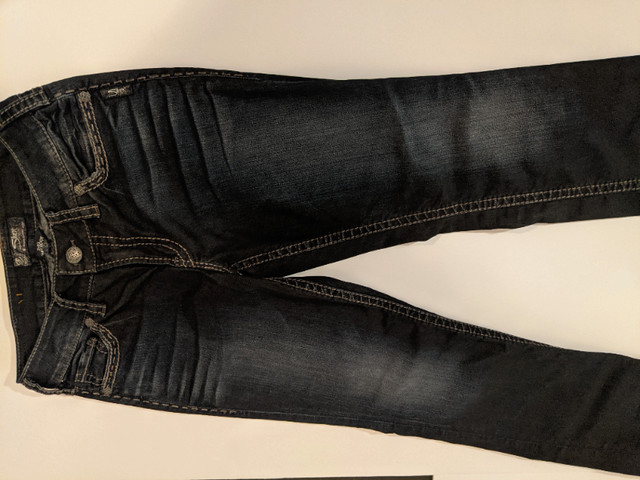 Women's Silver Blue jeans. Like new. Size W30,L31 in Women's - Bottoms in Lethbridge - Image 3