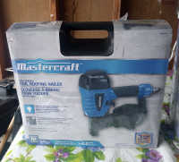 MASTERCRAFT 3/4- 1  3/4” AIR POWERED ROOFING NAILER-NEW ..