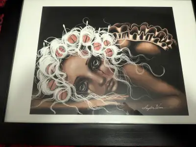 Most of them are framed except a few that are canvass. 9 in total. In excellent condition $25 EACH *...