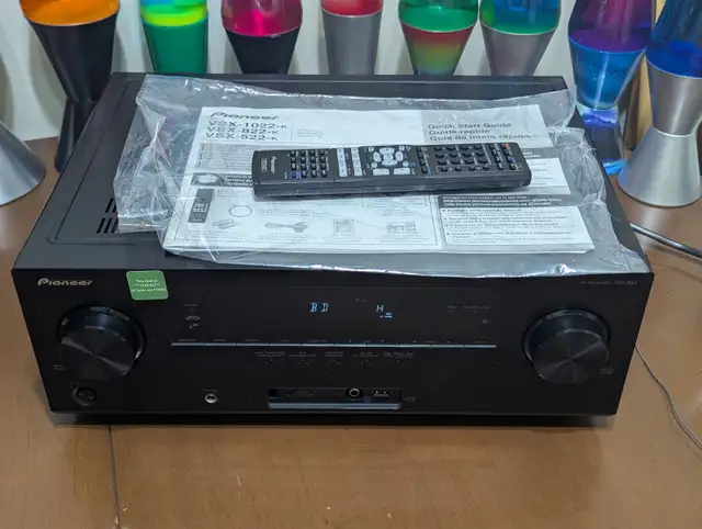Stereo Receiver Pioneer VSX-822-K 5.1 Channel HDMI With Remote in Stereo Systems & Home Theatre in Red Deer - Image 3