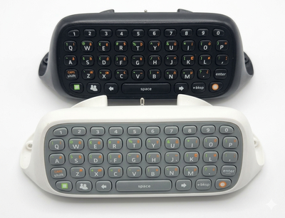 Xbox 360 OEM Chatpad Black/White, View more