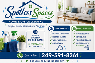 Reliable Home Cleaning in North Bay – 20 Years Experience, View more