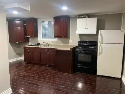 Basement available for rent , looking for working couple. We’re located on Kipling and Steeles area,...