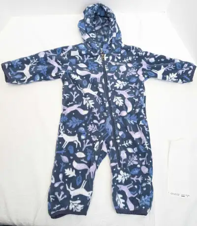 Columbia Baby Fleece bunting Suit Zip Up Hood 3-6 Month Girls, View more