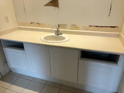 Bathroom Vanity, Coutertop and Sink, View more