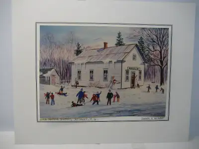 Daniel A. Munro print, Rocklin School house, View more