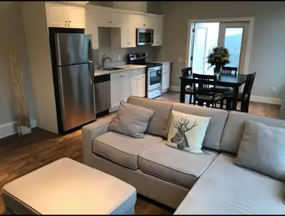 This fully furnished 1-bedroom, 1-bathroom suite includes a washer/dryer, cable, high-speed internet...