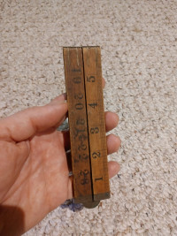 Folding Wood Ruler