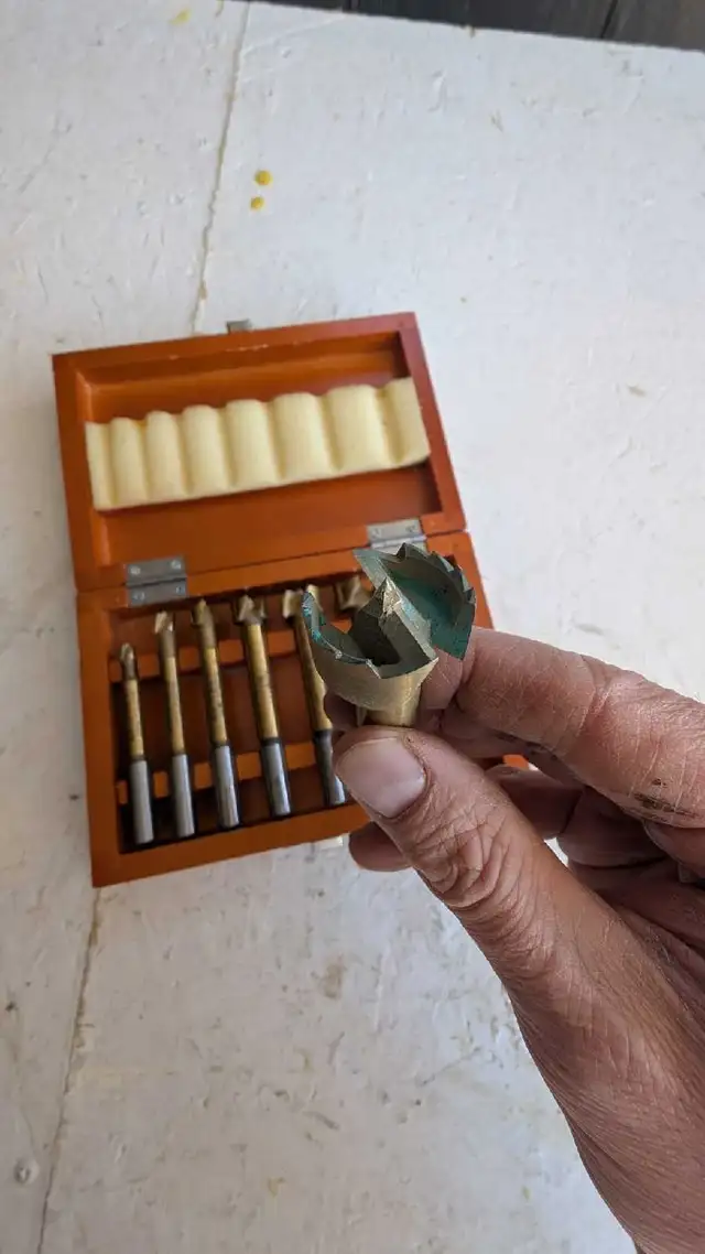 Set of Forstner Bits in Wooden Case in Power Tools in Oshawa / Durham Region - Image 5